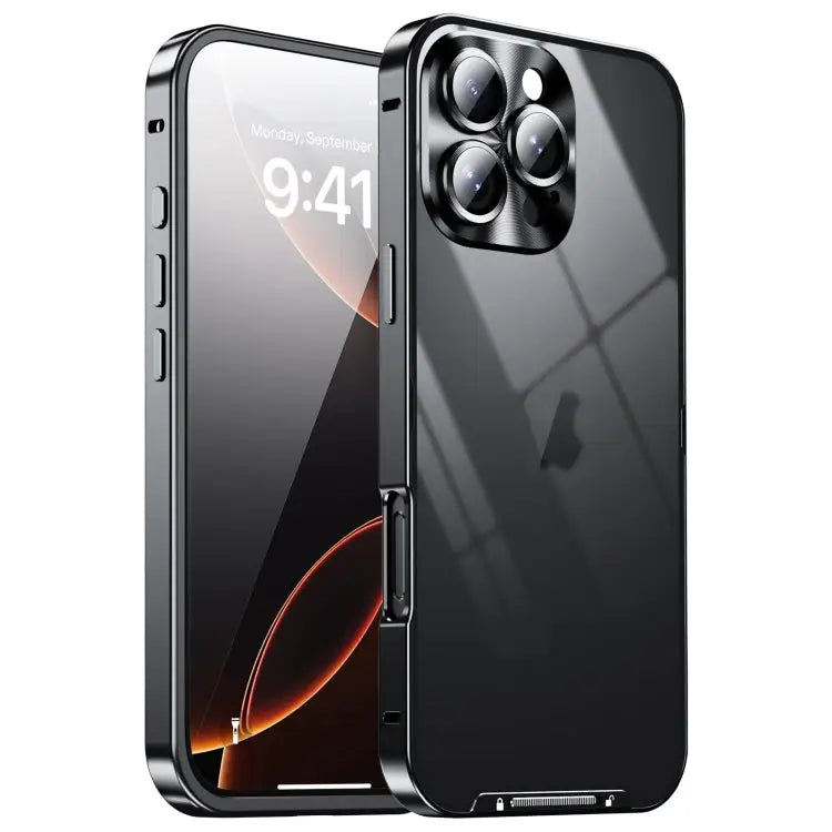 Frosted Metal Phone Case For iPhone 16 Pro Max For iPhone 16 Pro For iPhone 16 For iPhone 15 Pro Max - For iPhone 16