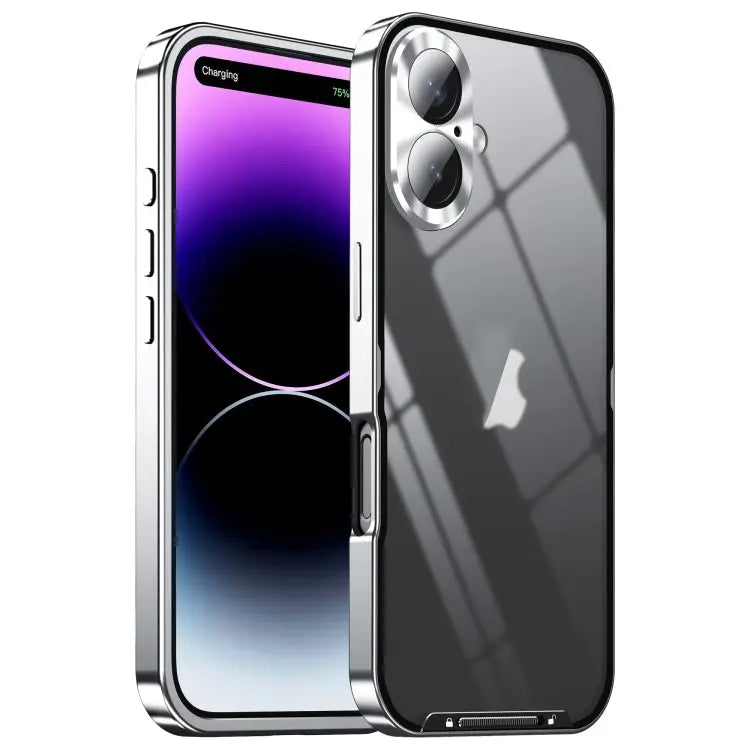 Frosted Metal Phone Case For iPhone 16 Pro Max For iPhone 16 Pro For iPhone 16 For iPhone 15 Pro Max - For iPhone 16