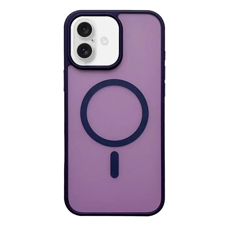Frosted Skin Feel MagSafe Phone Case - For iPhone 17 / Dark Purple
