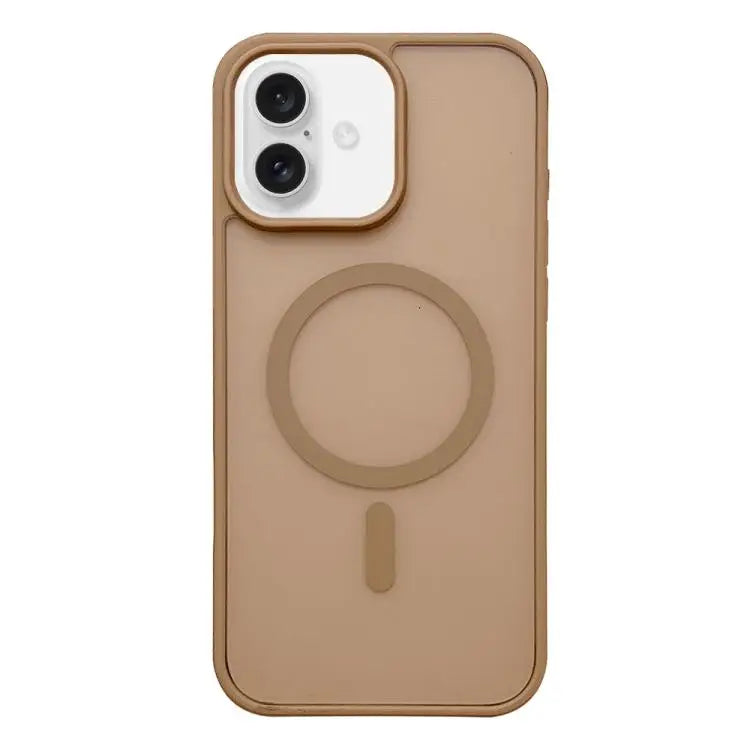 Frosted Skin Feel MagSafe Phone Case - For iPhone 17 / Desert Gold