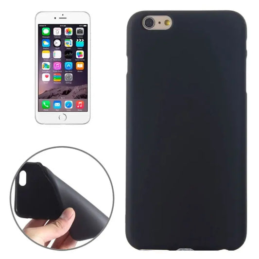 Frosted TPU Case for iPhone 6 Plus - Black