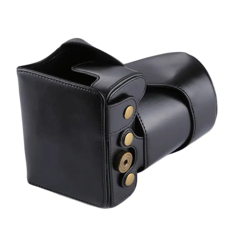 Full Body Camera PU Leather Case Bag for Canon EOS 200D (18-55mm Lens) For EOS 200D