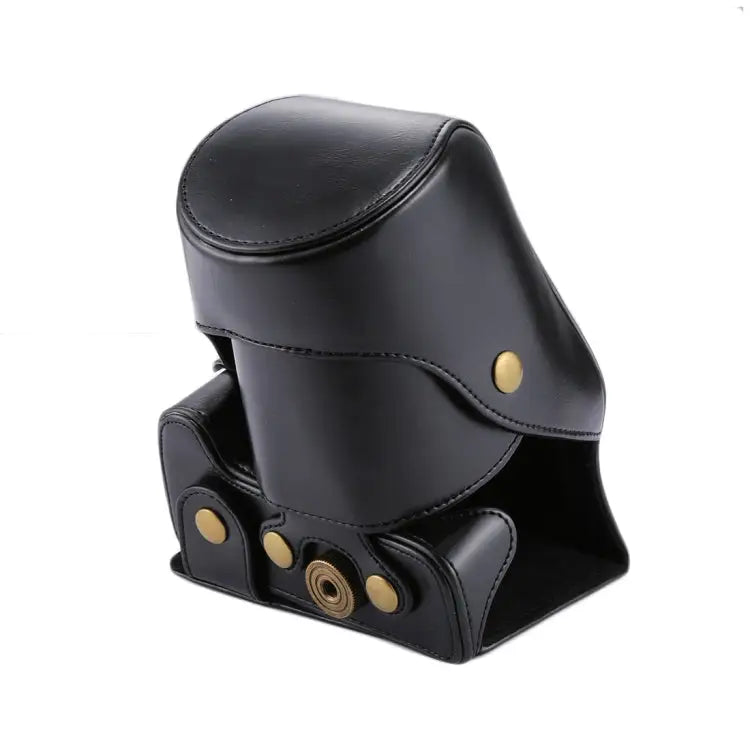 Full Body Camera PU Leather Case Bag for Canon EOS 200D (18-55mm Lens) For EOS 200D
