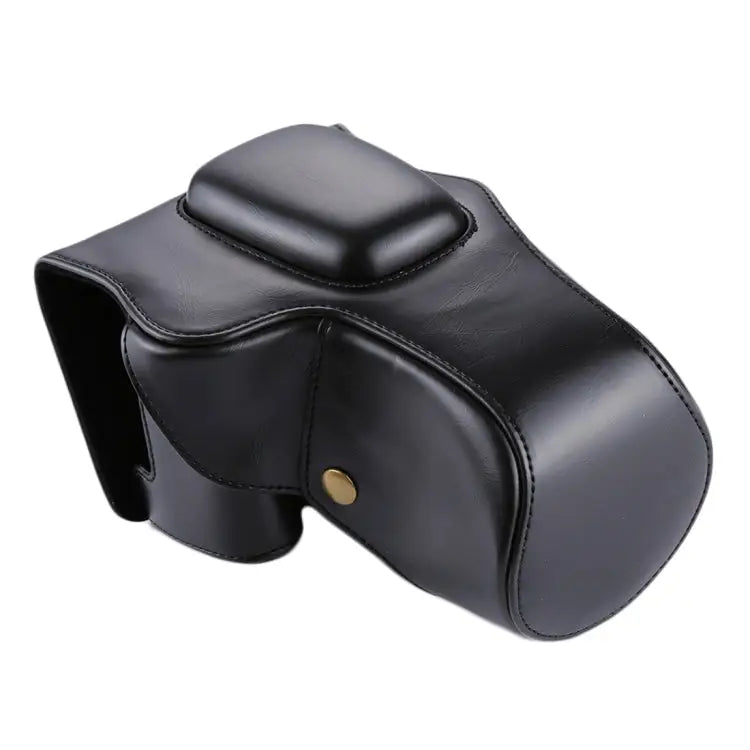 Full Body Camera PU Leather Case Bag for Canon EOS 200D (18-55mm Lens) For EOS 200D