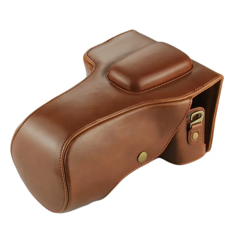 Full Body Camera PU Leather Case Bag for Canon EOS 760D / 750D (18-135mm Lens) For EOS 760D