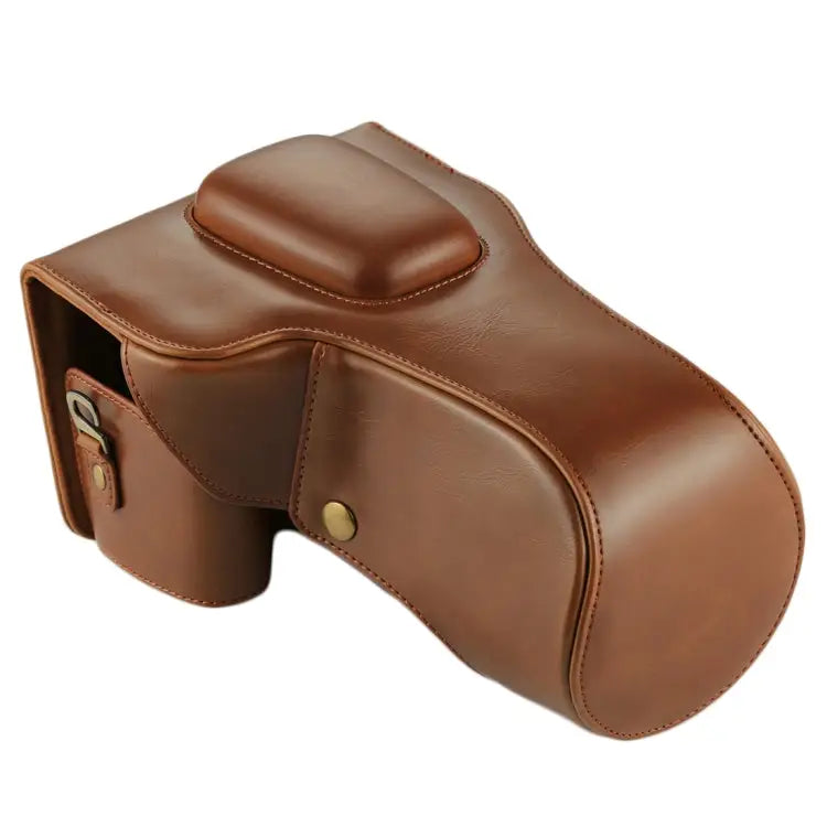 Full Body Camera PU Leather Case Bag for Canon EOS 760D / 750D (18-135mm Lens) For EOS 760D