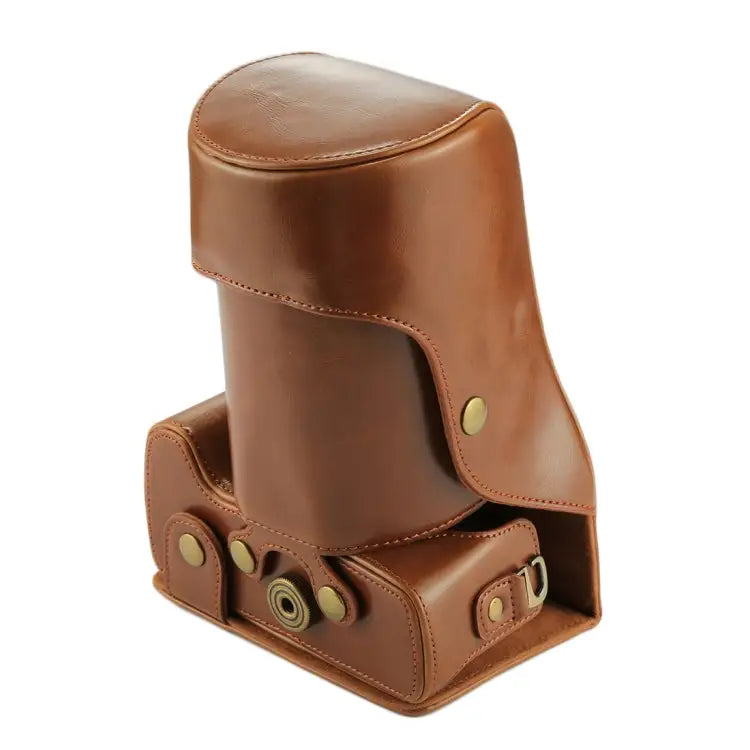 Full Body Camera PU Leather Case Bag for Canon EOS 760D / 750D (18-135mm Lens) For EOS 760D