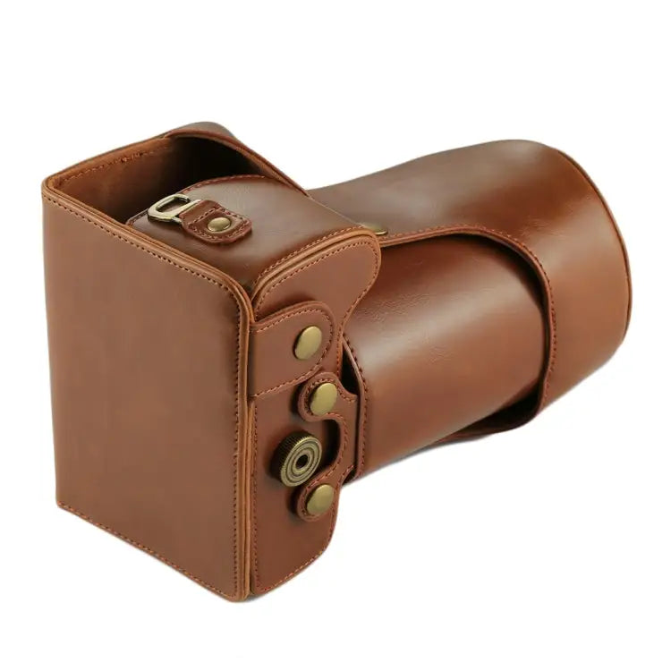 Full Body Camera PU Leather Case Bag for Canon EOS 760D / 750D (18-135mm Lens) For EOS 760D