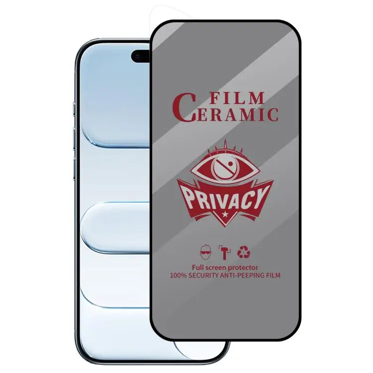 Full Coverage HD Privacy Ceramic Film - For iPhone Air - Apple Accessories