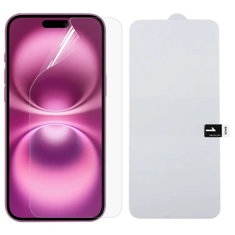 Full Screen Protector Explosion-proof Hydrogel Film For iPhone 16 Pro Max For iPhone 16 Pro For iPhone 16 Plus
