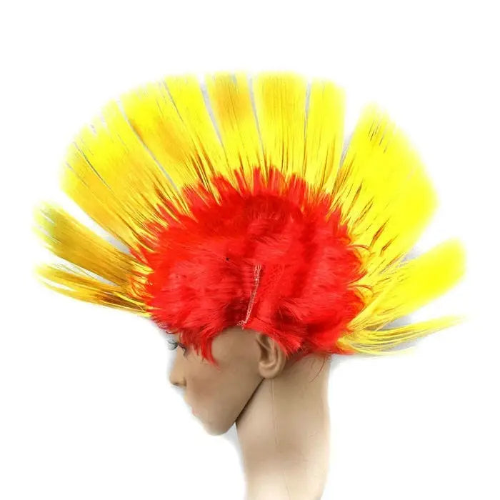 Funny Christmas Halloween Wig Masquerade Headdress Mohawk Hair Comb Random Color Delivery Mohawk Hair - Mohawk Hair