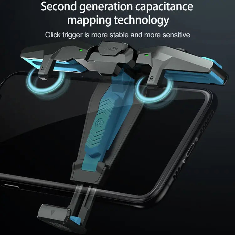 GameSir F4 Foldable Eagle Wing Shaped Physical Direct Connect Capacitor Gamepad Compatible with IOS & Android System