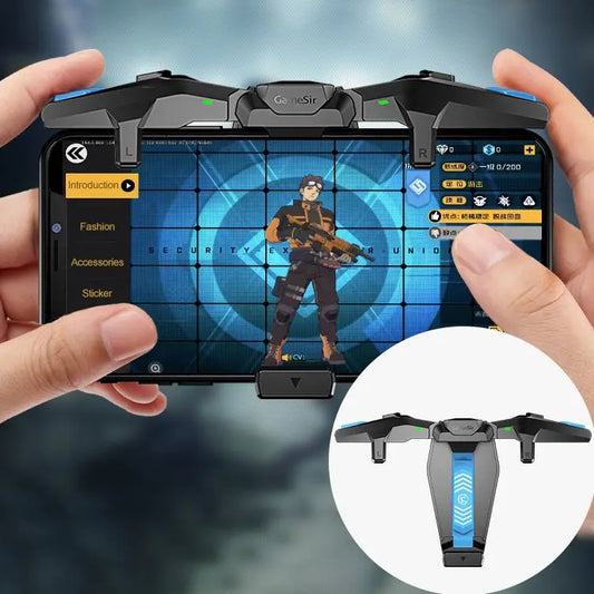 GameSir F4 Foldable Eagle Wing Shaped Physical Direct Connect Capacitor Gamepad Compatible with IOS & Android System