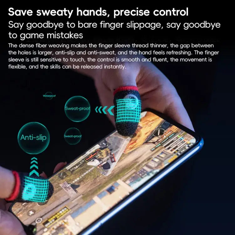 GameSir Talons 1 Pair Sweatproof Anti-slip Breathable Gaming Fingertips Gaming Fingertips - Gaming Fingertips - Apple