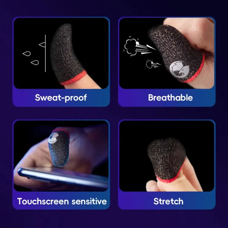 GameSir Talons 1 Pair Sweatproof Anti-slip Breathable Gaming Fingertips Gaming Fingertips - Gaming Fingertips - Apple
