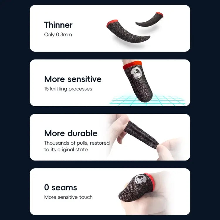 GameSir Talons 1 Pair Sweatproof Anti-slip Breathable Gaming Fingertips Gaming Fingertips - Gaming Fingertips - Apple
