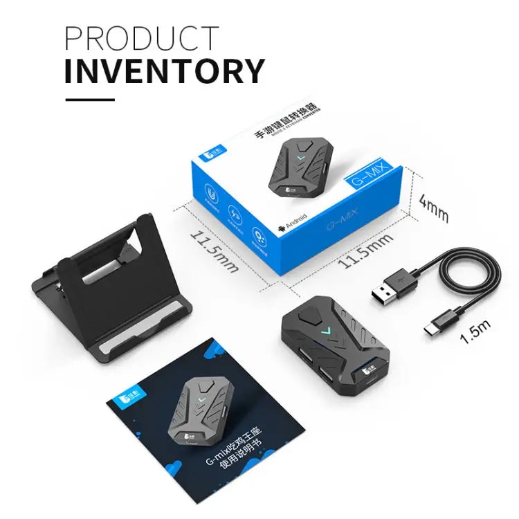 GAMWING MIX Portable Bluetooth 4.0 Keyboard Mouse Converter Eating Chicken Game Auxiliary Tool MIX - MIX