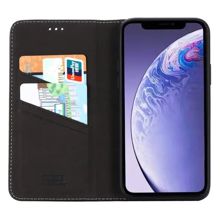 GEBEI PU + TPU Horizontal Flip Protective Case with Holder & Card Slots For iPhone 11 Pro For iPhone 11 For iPhone 11