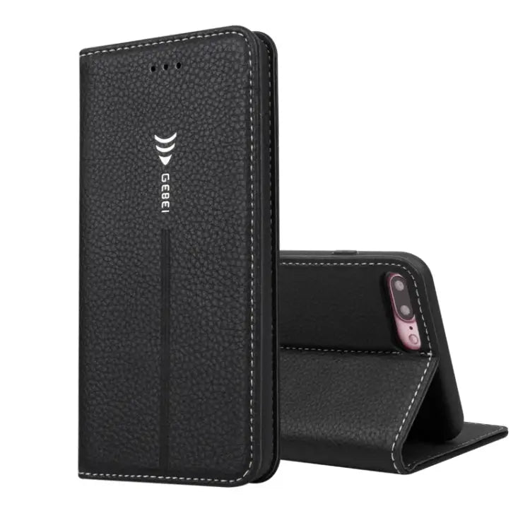 GEBEI PU + TPU Horizontal Flip Protective Case with Holder & Card Slots For iPhone 8 Plus & 7 Plus For iPhone SE 2020 &