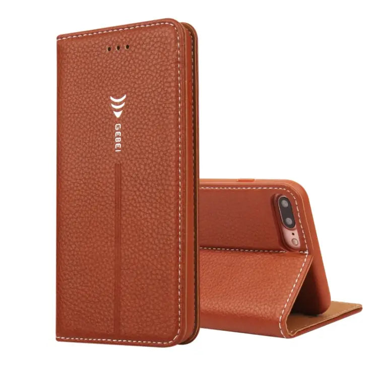 GEBEI PU + TPU Horizontal Flip Protective Case with Holder & Card Slots For iPhone 8 Plus & 7 Plus For iPhone SE 2020 &