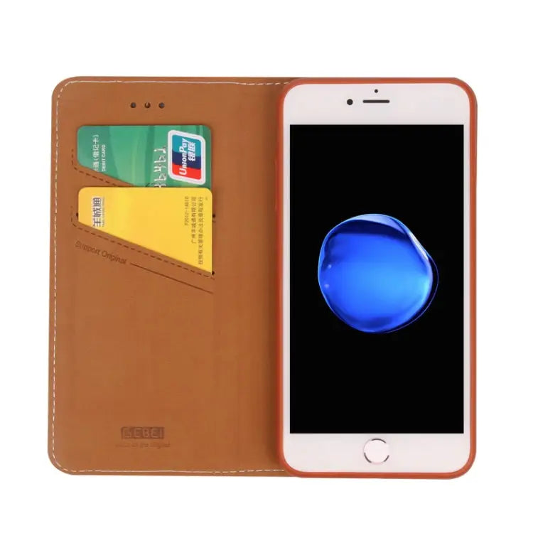 GEBEI PU + TPU Horizontal Flip Protective Case with Holder & Card Slots For iPhone 8 Plus & 7 Plus For iPhone SE 2020 &