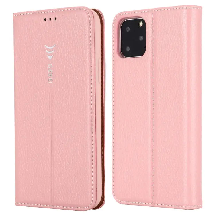 GEBEI PU + TPU Horizontal Flip Protective Case with Holder & Card Slots For iPhone 11 Pro For iPhone 11 For iPhone 11