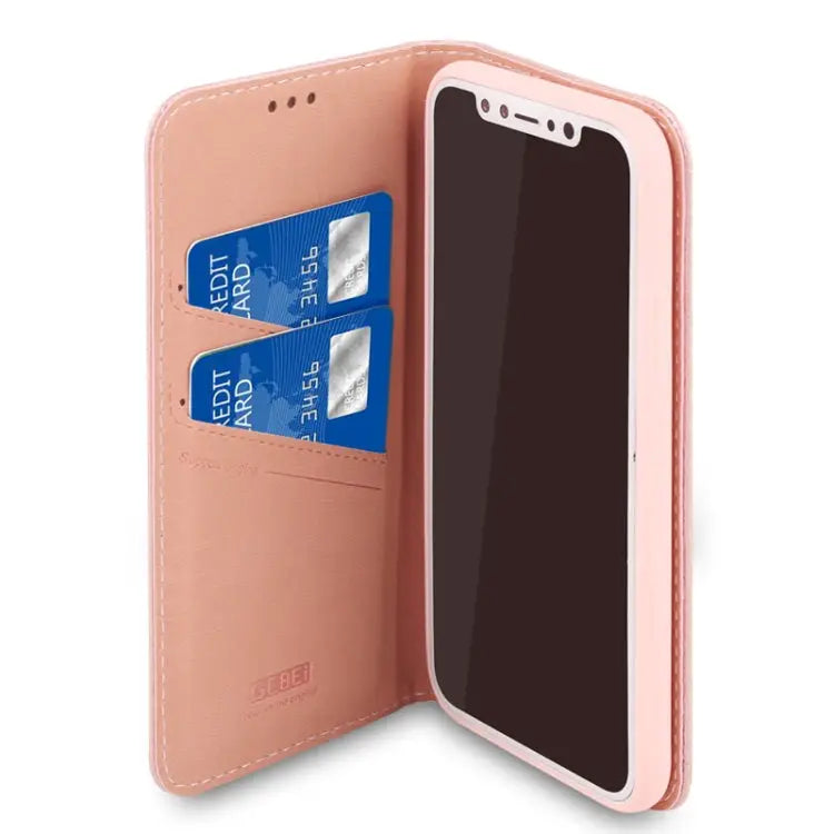 GEBEI PU + TPU Horizontal Flip Protective Case with Holder & Card Slots For iPhone XR For iPhone XS Max For Galaxy S8