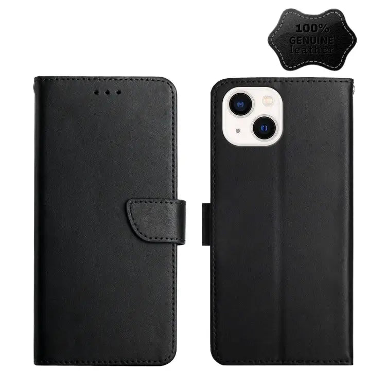 Genuine Leather Fingerprint-proof Horizontal Flip Phone Case For iPhone 7 For iPhone 7 Plus For iPhone 11 For iPhone 11