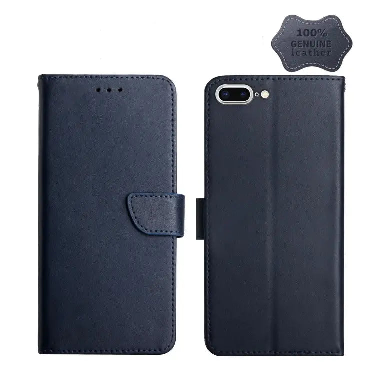 Genuine Leather Fingerprint-proof Horizontal Flip Phone Case For iPhone 7 For iPhone 7 Plus For iPhone 11 For iPhone 11