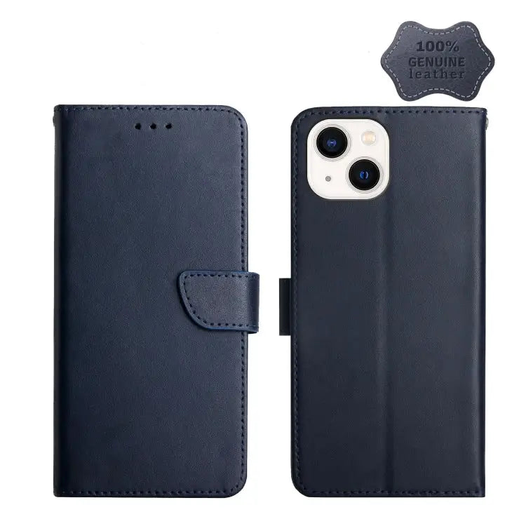 Genuine Leather Fingerprint-proof Horizontal Flip Phone Case For iPhone 7 For iPhone 7 Plus For iPhone 11 For iPhone 11