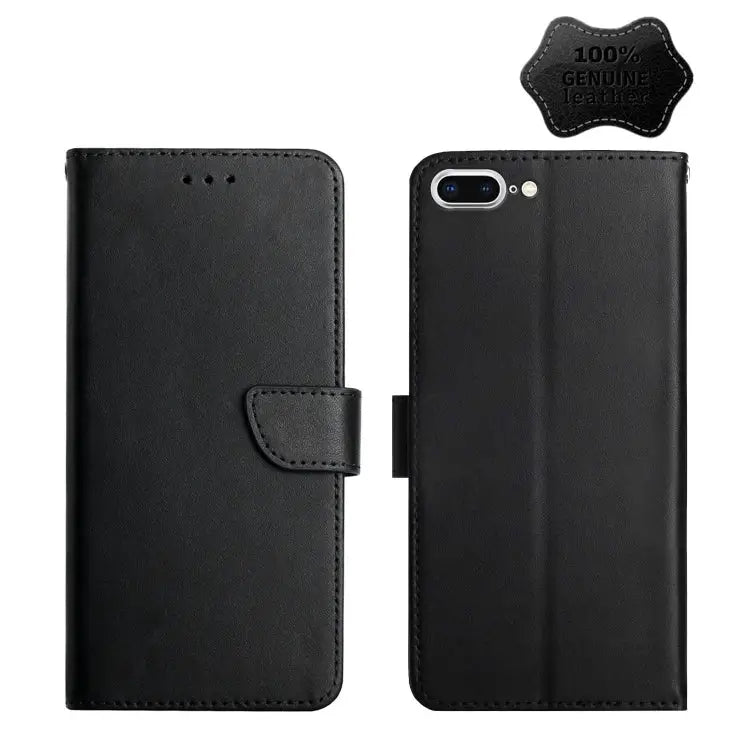 Genuine Leather Fingerprint-proof Horizontal Flip Phone Case For iPhone 7 For iPhone 7 Plus For iPhone 11 For iPhone 11