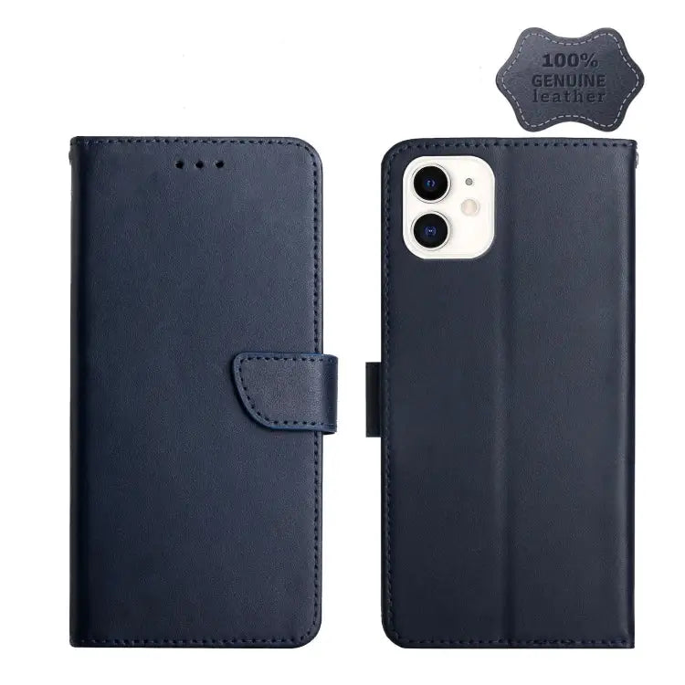 Genuine Leather Fingerprint-proof Horizontal Flip Phone Case For iPhone 7 For iPhone 7 Plus For iPhone 11 For iPhone 11