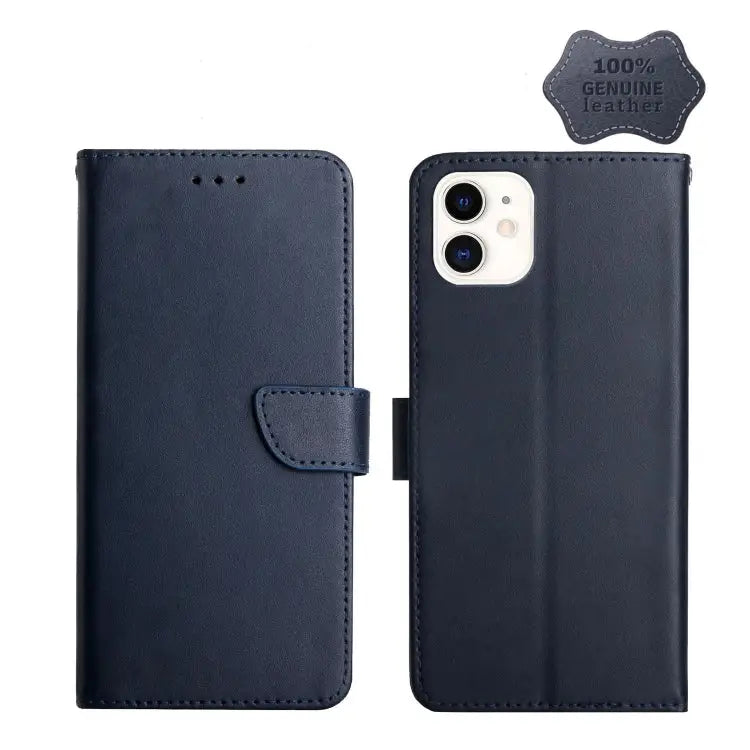 Genuine Leather Fingerprint-proof Horizontal Flip Phone Case For iPhone 7 For iPhone 7 Plus For iPhone 11 For iPhone 11