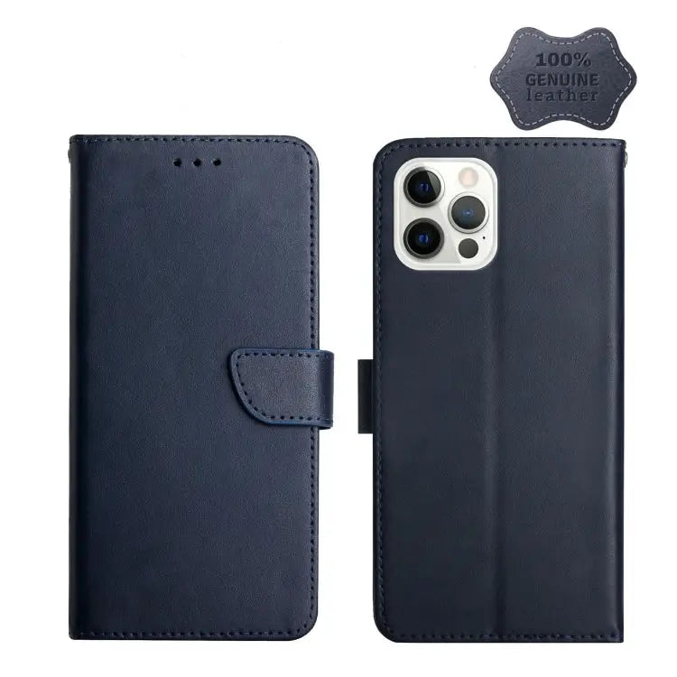 Genuine Leather Fingerprint-proof Horizontal Flip Phone Case For iPhone 7 For iPhone 7 Plus For iPhone 11 For iPhone 11