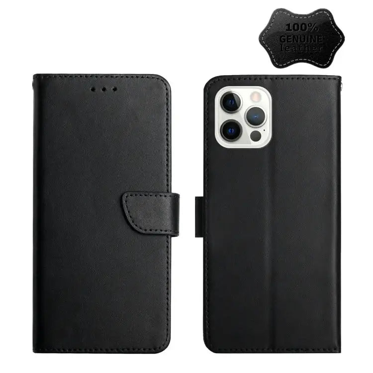 Genuine Leather Fingerprint-proof Horizontal Flip Phone Case For iPhone 7 For iPhone 7 Plus For iPhone 11 For iPhone 11