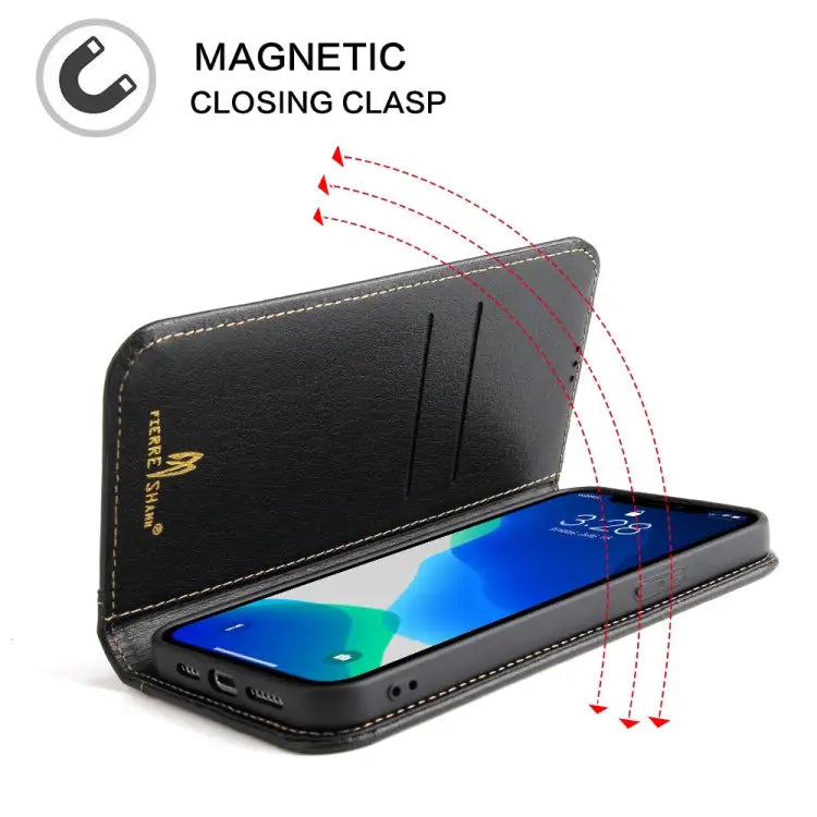 Genuine Leather Horizontal Flip Leather Case with Holder & Card Slots & Wallet For iPhone 13 mini For iPhone 13