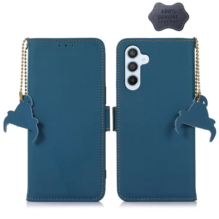 Genuine Leather Magnetic RFID Leather Phone Case For Samsung Galaxy S22 Ultra 5G For Samsung Galaxy S23+ 5G For Samsung
