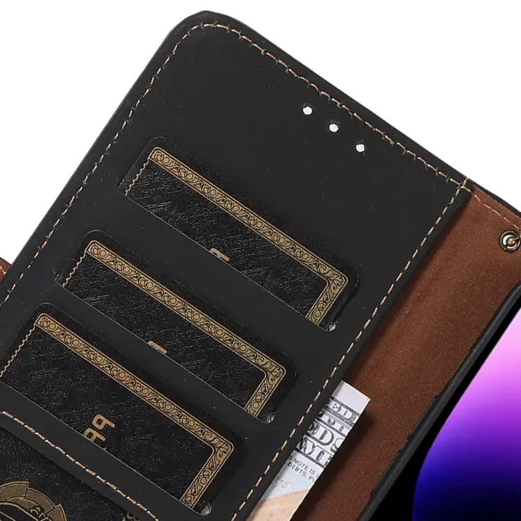 Genuine Leather Magnetic RFID Leather Phone Case For Samsung Galaxy S22 Ultra 5G For Samsung Galaxy S23+ 5G For Samsung