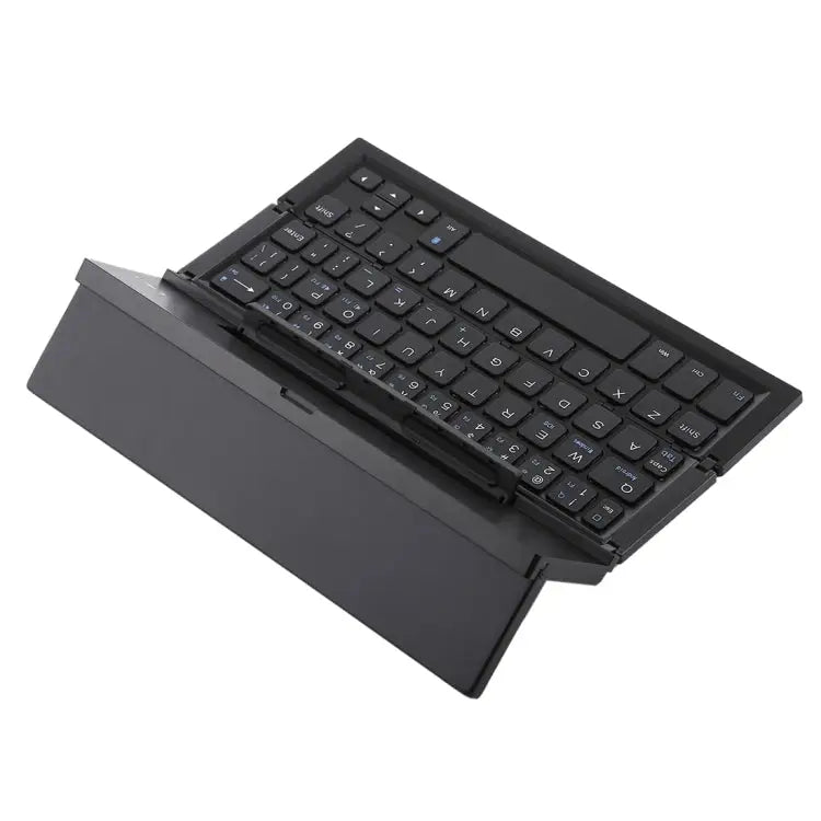 GK608 Ultra-thin Foldable Bluetooth V3.0 Keyboard Built-in Holder Support Android / iOS / Windows System GK608 (Black)