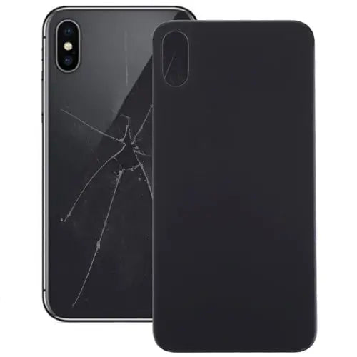 Glass Battery Back Cover for iPhone XS Max - For iPhone XS Max / Black