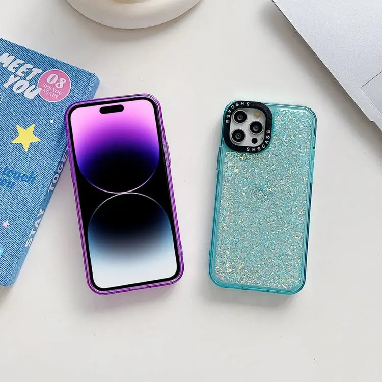 Glitter Epoxy Shockproof Phone Case For iPhone 15 Pro Max For iPhone 15 Pro For iPhone 15 Plus For iPhone 15 For iPhone