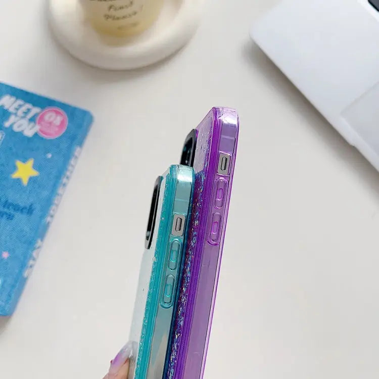 Glitter Epoxy Shockproof Phone Case For iPhone 15 Pro Max For iPhone 15 Pro For iPhone 15 Plus For iPhone 15 For iPhone