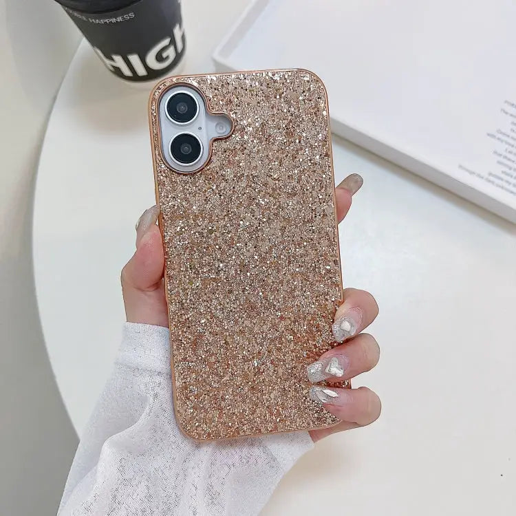 Glitter Powder Shockproof TPU Phone Case For iPhone 16 Pro Max For iPhone 16 Pro For iPhone 16 Plus For iPhone 16