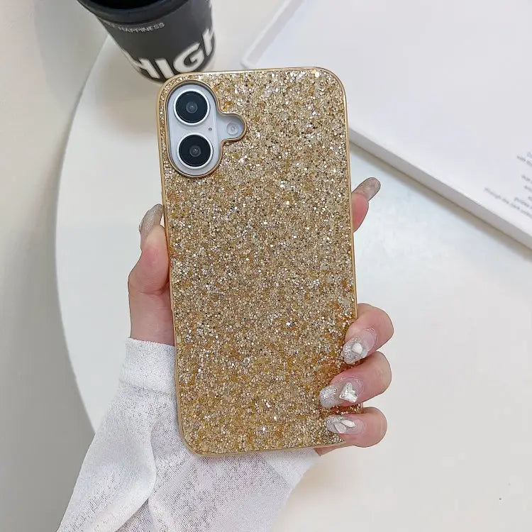 Glitter Powder Shockproof TPU Phone Case For iPhone 16 Pro Max For iPhone 16 Pro For iPhone 16 Plus For iPhone 16