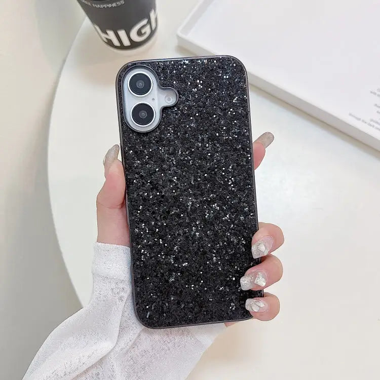 Glitter Powder Shockproof TPU Phone Case For iPhone 16 Pro Max For iPhone 16 Pro For iPhone 16 Plus For iPhone 16