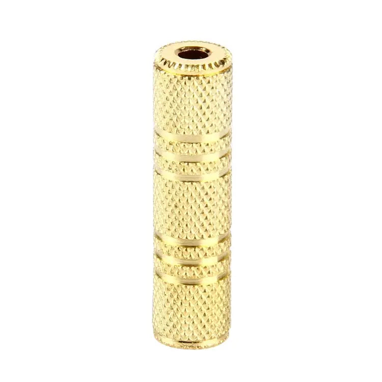 Gold Plated 3.5mm Female to 3.5mm Stereo Jack Adaptor Socket Adapter 3.5mm Female to Female - 3.5mm Female to Female