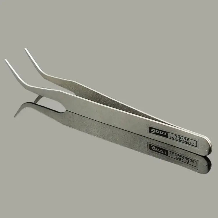 Gooi TS-15 Steel Bend Tweezers - TS-15