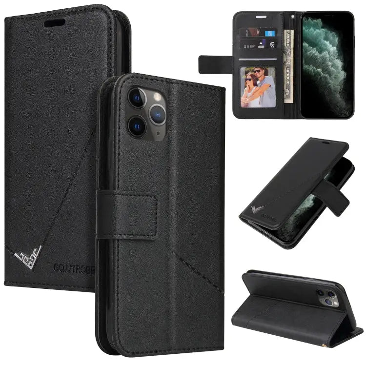 GQUTROBE Right Angle Leather Phone Case For iPhone 11 Pro For iPhone 11 Pro Max For iPhone X / XS For iPhone XR