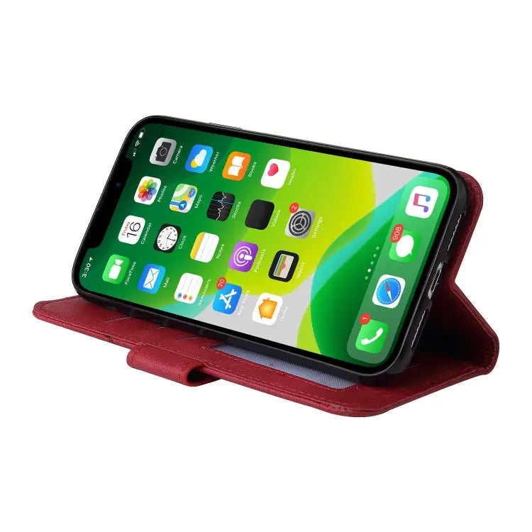 GQUTROBE Right Angle Leather Phone Case For iPhone 13 For iPhone 13 mini For iPhone 13 Pro For iPhone 13 Pro Max