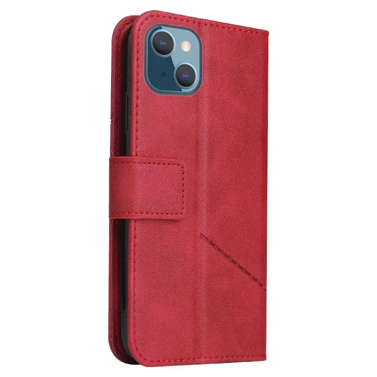 GQUTROBE Right Angle Leather Phone Case For iPhone 13 For iPhone 13 mini For iPhone 13 Pro For iPhone 13 Pro Max